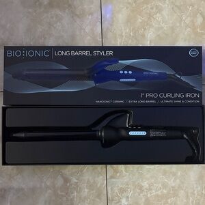 Bio Ionic 1" Pro Curling Iron - Black